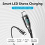 Vention Cable USB 2.0 Tipo-C TAYBAV 100W con Pantalla LED Negro 1.2m